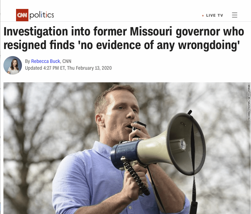 CNN &ldquo;Greitens Innocent&rdquo;