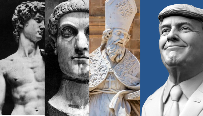 King David, Emperor Constantine, Saint Augustine, and Donald Trump?