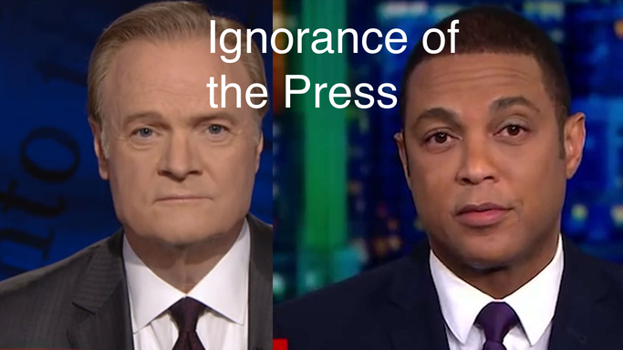 Congress shall make no law abridging the ignorance of the Press