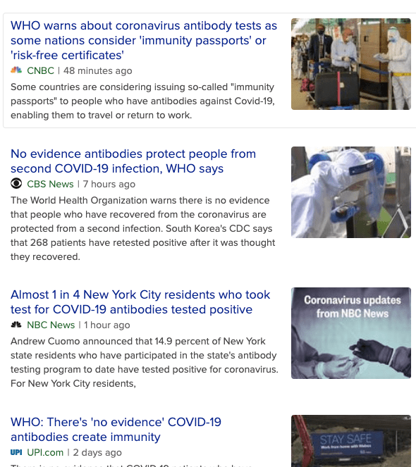 WHO Propaganda Headlines